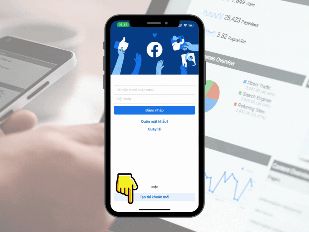 Cách tạo tài khoản Facebook mới an toàn bằng số điện thoại, email cach tao nick facebook thu 2 13