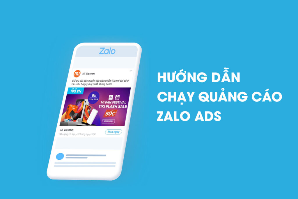 Dịch vụ quảng cáo Zalo Ads huong dan chay quang cao zalo