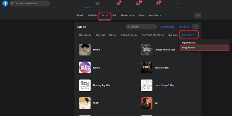 Cách bỏ theo dõi tất cả bạn bè fanpage trên facebook cach bo theo doi tat ca ban be fanpage tren facebook 1