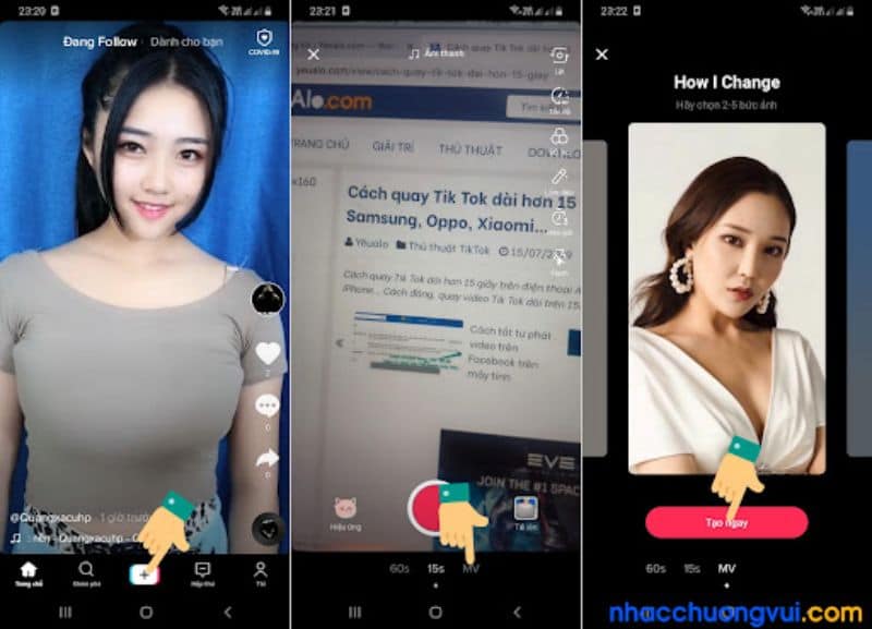 Cách làm video tiktok từ ảnh có sẵn nhanh chóng, hiệu quả cach lam video tiktok tu anh co san bang nhieu hinh anh