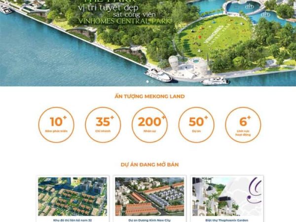 Mẫu website bất động sản 18