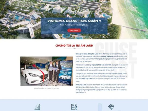 Mẫu website bất động sản 20