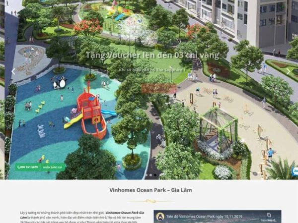 Mẫu website bất động sản 22