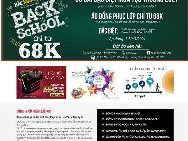 Mẫu website WordPress đồng phục 02