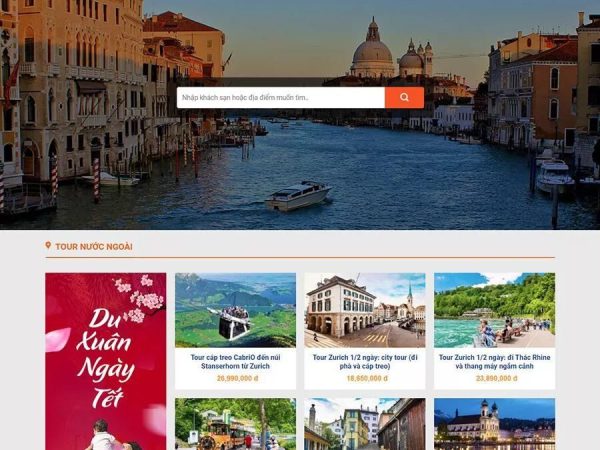 Mẫu website wordpress bán tour du lịch 10