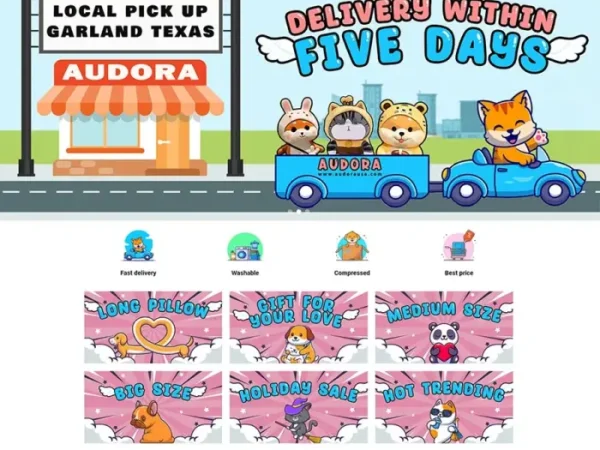 Mẫu Website bán gấu bông chuẩn đẹp