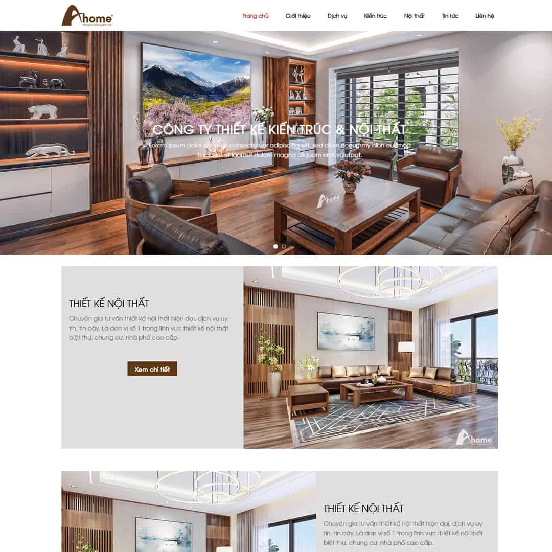 Mẫu website WordPress nội thất 12