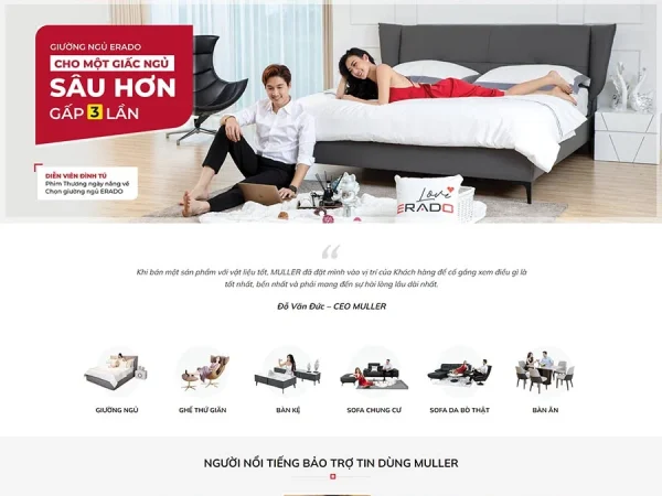 Mẫu Website nội thất 34 chuẩn đẹp