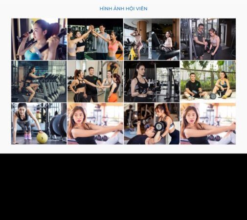 Mẫu Website phòng tập gym chuẩn đẹp