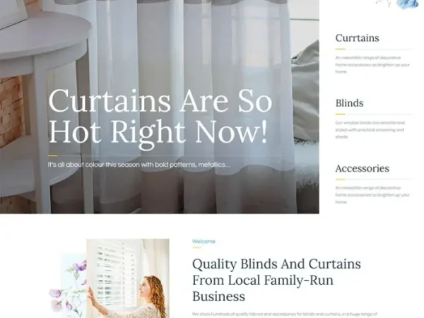 Mẫu Website bán rèm cửa 02 chuẩn đẹp