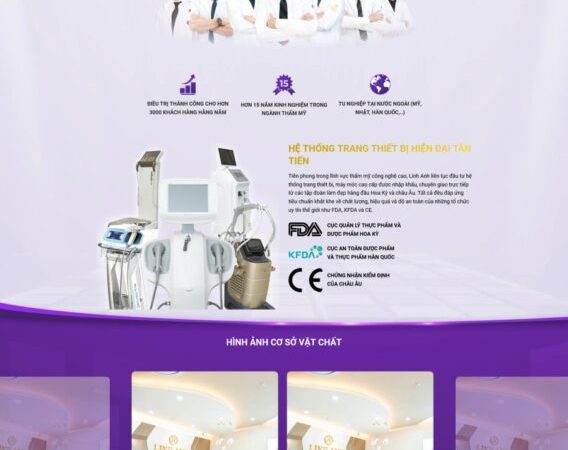 Mẫu Website spa thẩm mỹ 18 chuẩn đẹp