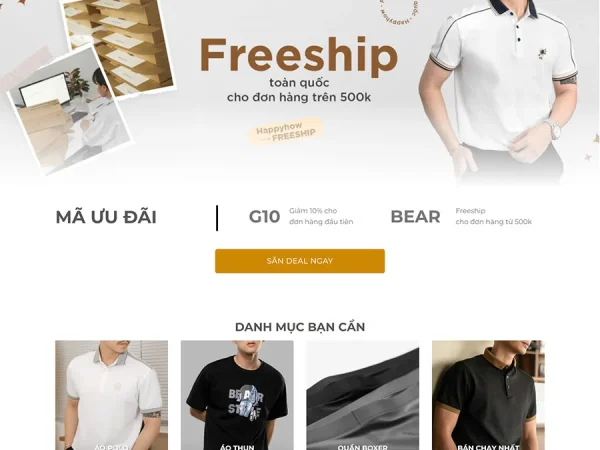 Mẫu Website thời trang 13 chuẩn đẹp