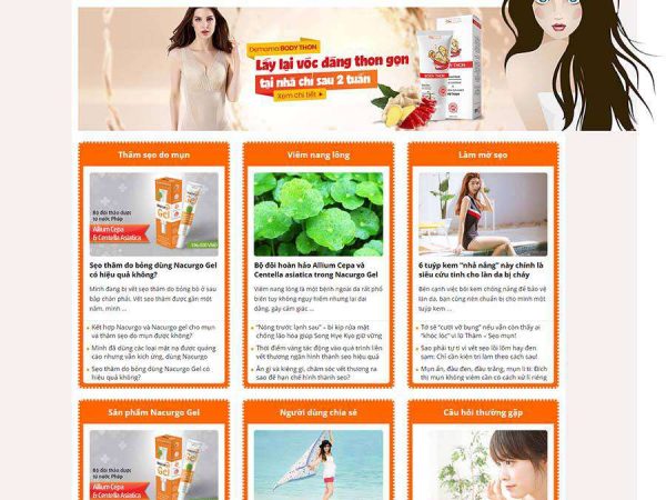 Mẫu website WordPress thực phẩm 20