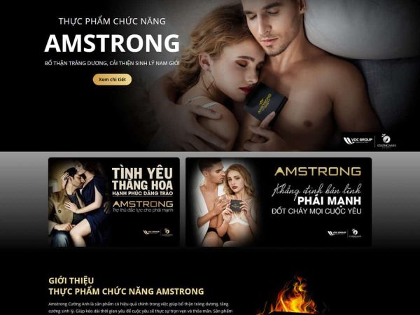 Mẫu website thực phẩm chức năng 03