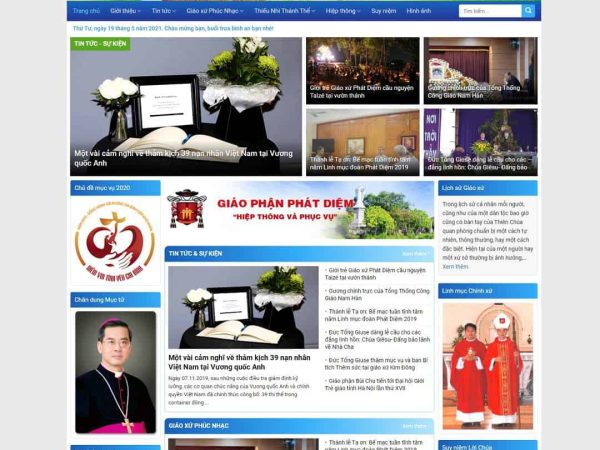 Mẫu website tin tức 08