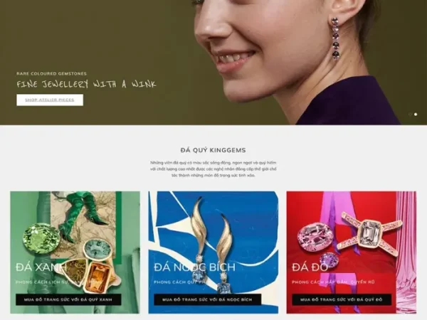 Mẫu Website bán trang sức 02 chuẩn đẹp